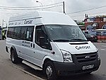 Бесплатный автобус Genser в пункт аренды автомобилей АрендаАвто-вск на Новорязанском шоссе